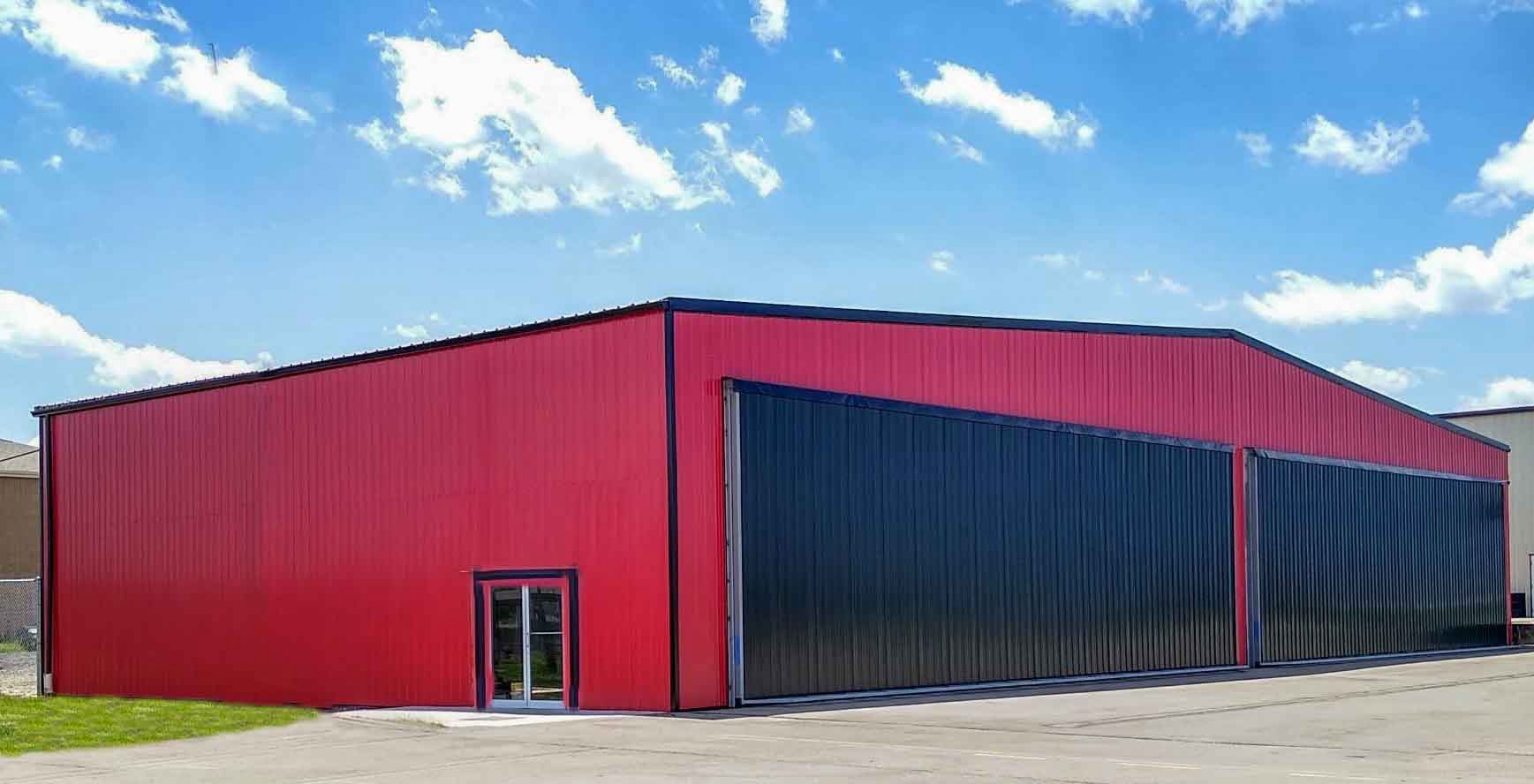 Hangar Conversion With 54′ Doors