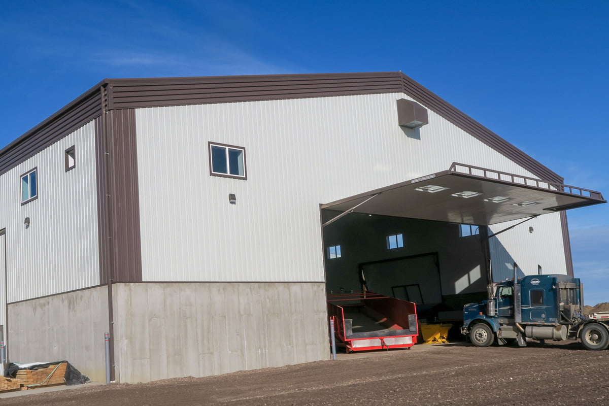 PowerLift Doors For Seed Warehouse